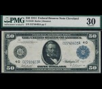 Fr. 1038 PMG 1914 $50 Federal Reserve Note Cleveland PMG 30